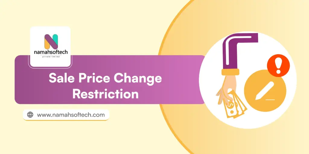 Sale Price Change Restriction